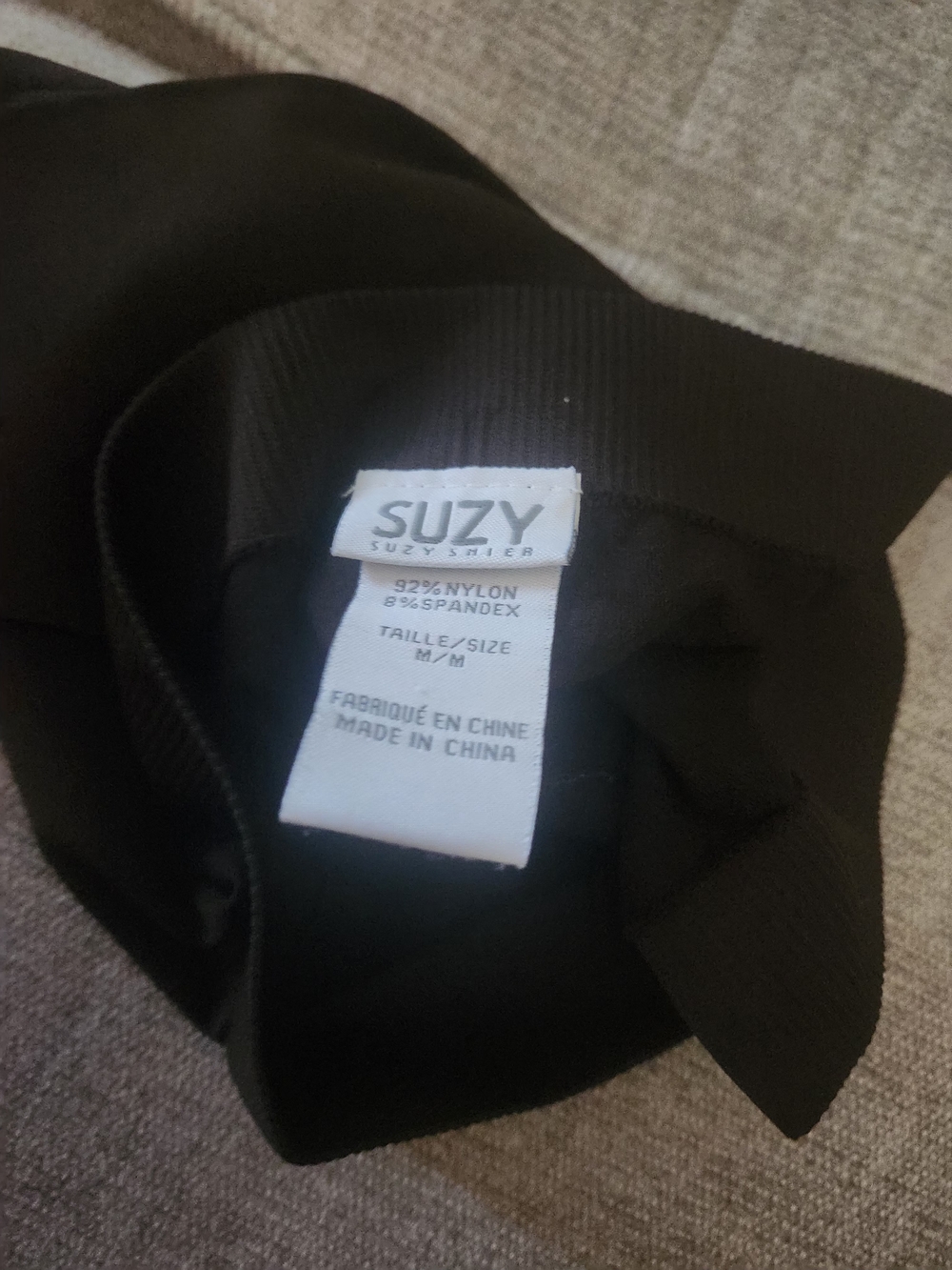 Classic Black Women's Ponte Pants - Picture 2 of 2